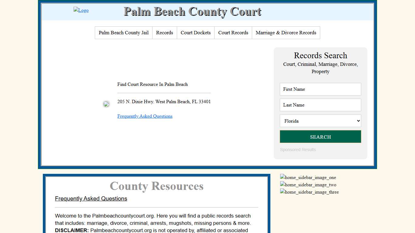 Palm Beach County Court | Record Search